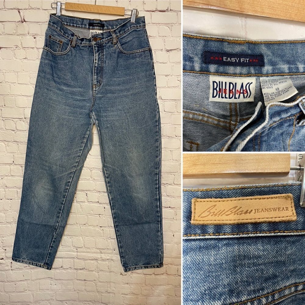 Bill Blass Vintage 90’s Denim Jeans Women’s size 10 Zip Fly with Button Closure
